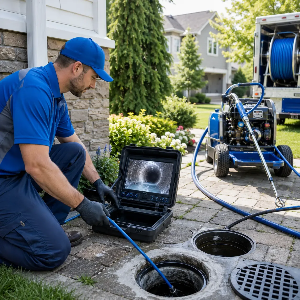 Outdoor drain cleaning professionals serving Humnoke, AR